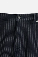 STRIPED RELAXED FIT PANTS