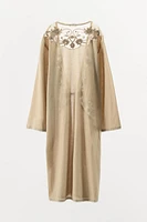 KIMONO LONG BRODÉ AVEC FANTAISIE