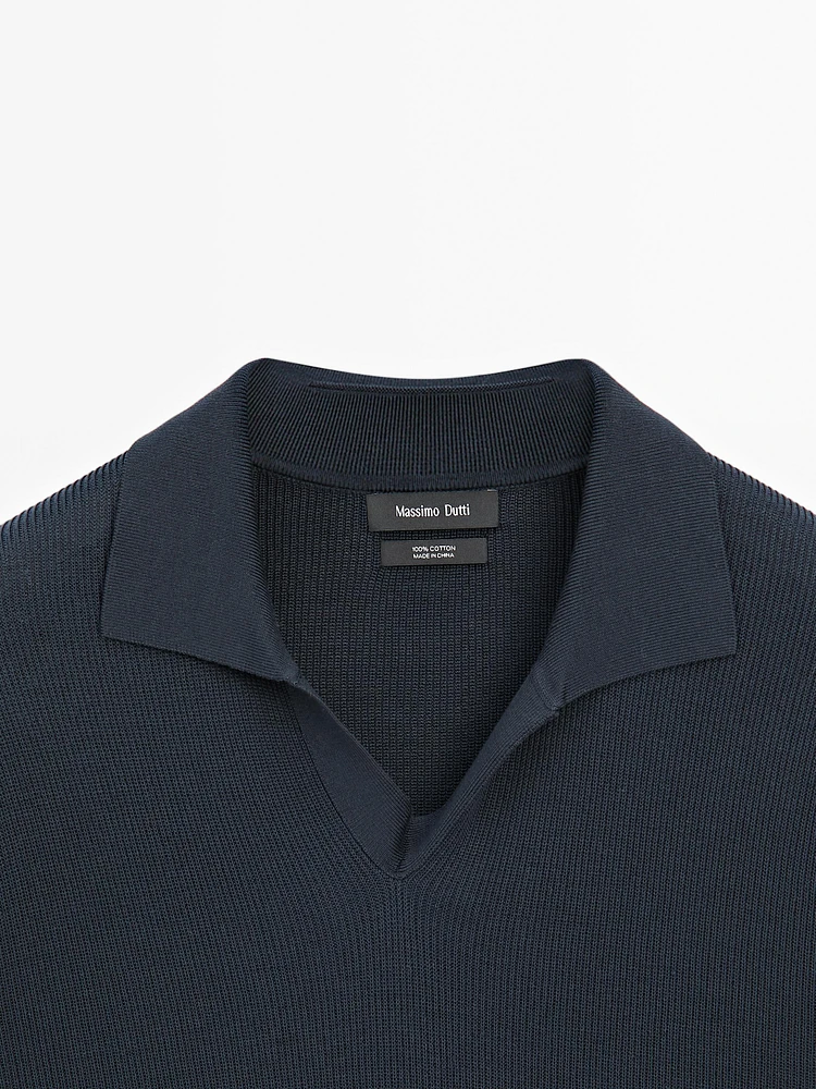 Polo manches courtes en coton mercerisé