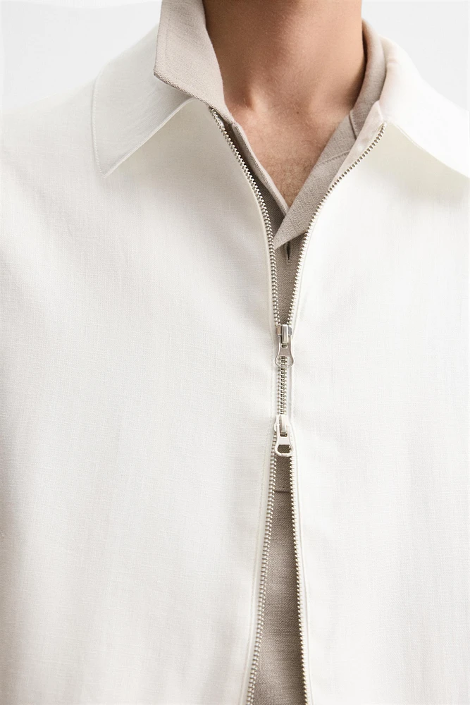 VESTE 100 % LIN