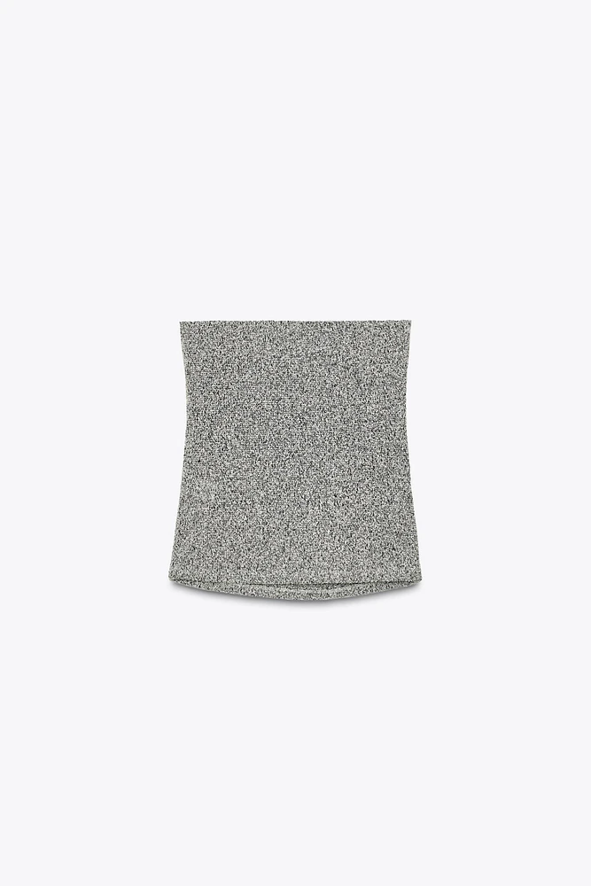 TOP BUSTIER BOUCLÉ