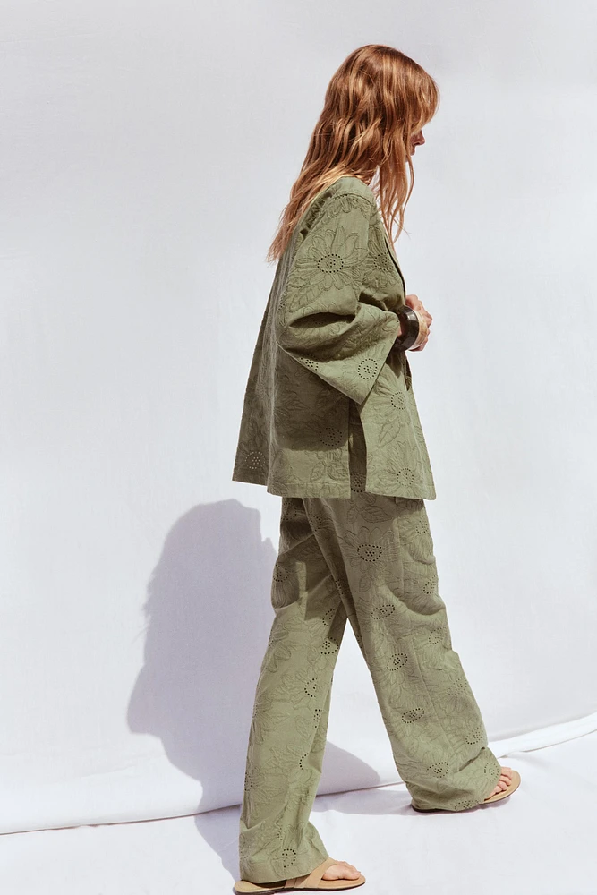 BLAZER BRODÉ PERFORÉ