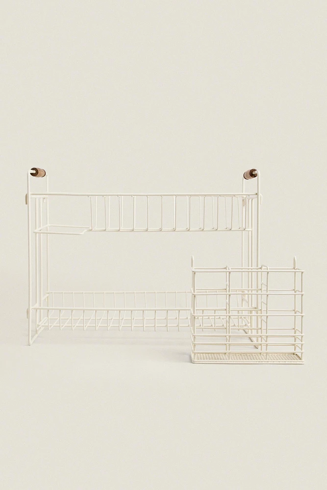 LACQUERED METAL DISH RACK