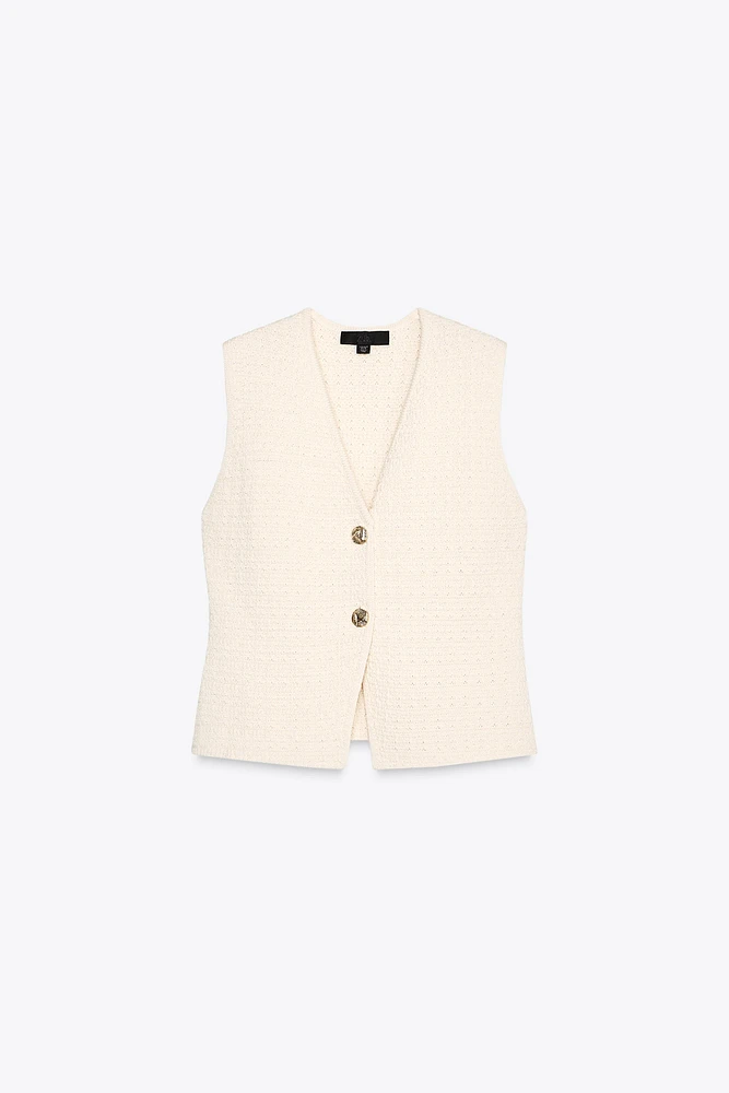 GILET STRUCTURE MAILLE