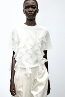 RUFFLE T-SHIRT