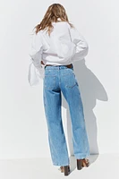 Z1975 HIGH RISE STRAIGHT FRONT SEAM JEANS