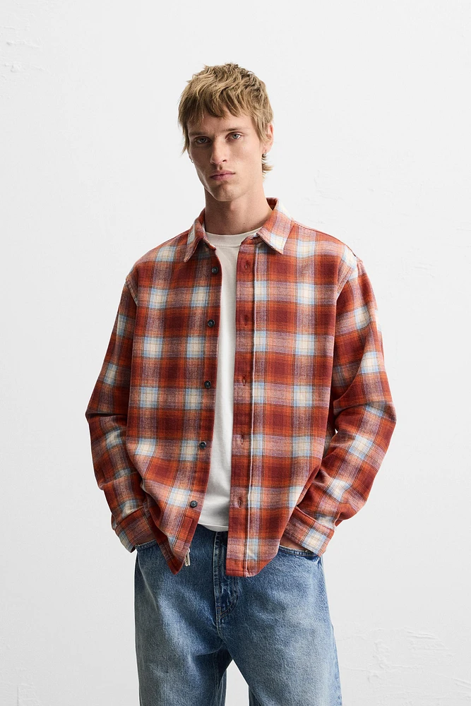 PLAID FLANNEL SHIRT