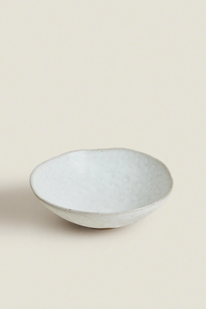 TEXTURED STONEWARE BOWL