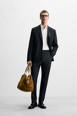 PANTALON DE COSTUME 100 % LAINE