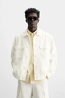 COTTON - HEMP DENIM JACKET