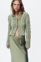 SATIN MIDI SKIRT