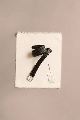 LIMITED EDITION BRAIDED LEATHER BELT