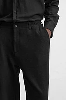 PANTALON À TEXTURE