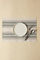 SET DE TABLE COTON CÔTELÉ RAYURES (LOT DE 2)