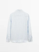Regular fit double-stripe shirt