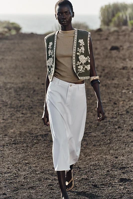 EMBROIDERED VEST