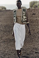 EMBROIDERED VEST