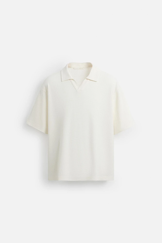 POLO STRUCTURE QUADRILLÉ