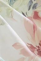 FLORAL PRINT SATEEN DUVET COVER