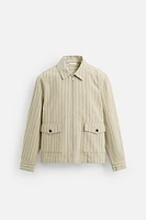 SURCHEMISE RAYURES CHEVRONS