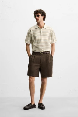 POLO JACQUARD RAYÉ