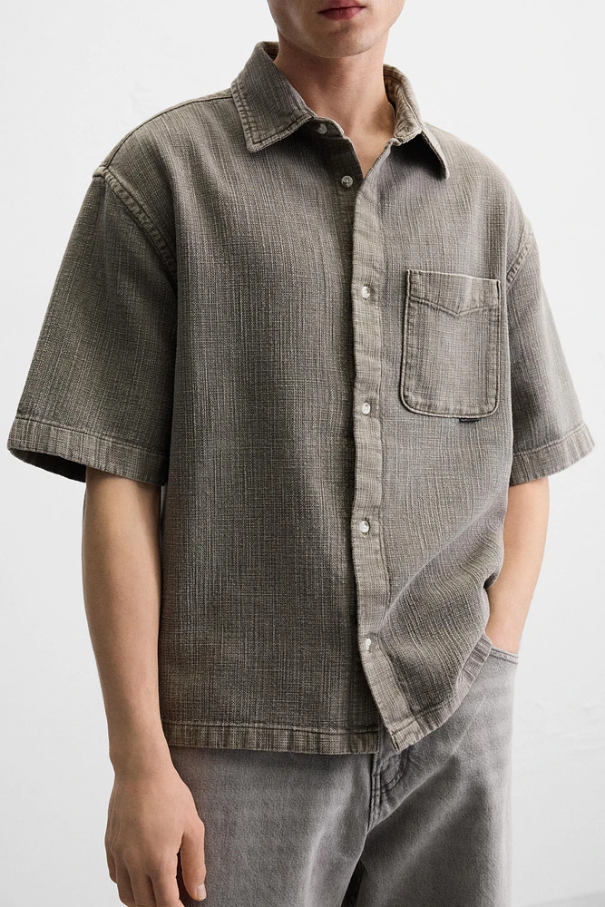 RELIEF WASHED SHIRT