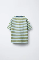 STRIPE PRINT T-SHIRT