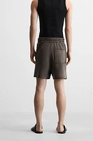 WASHED RELAXED FIT SHORTS