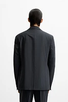 PINSTRIPE SUIT JACKET