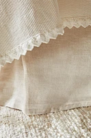 FADED LINEN BEDSKIRT