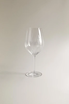VERRE À VIN CRISTALLIN RELIEF