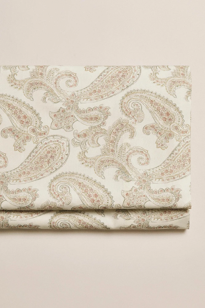 PAISLEY-PRINT FLAT SHEET