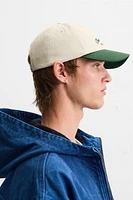 CONTRAST EMBROIDERED CAP
