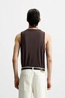 100% LINEN TANK TOP