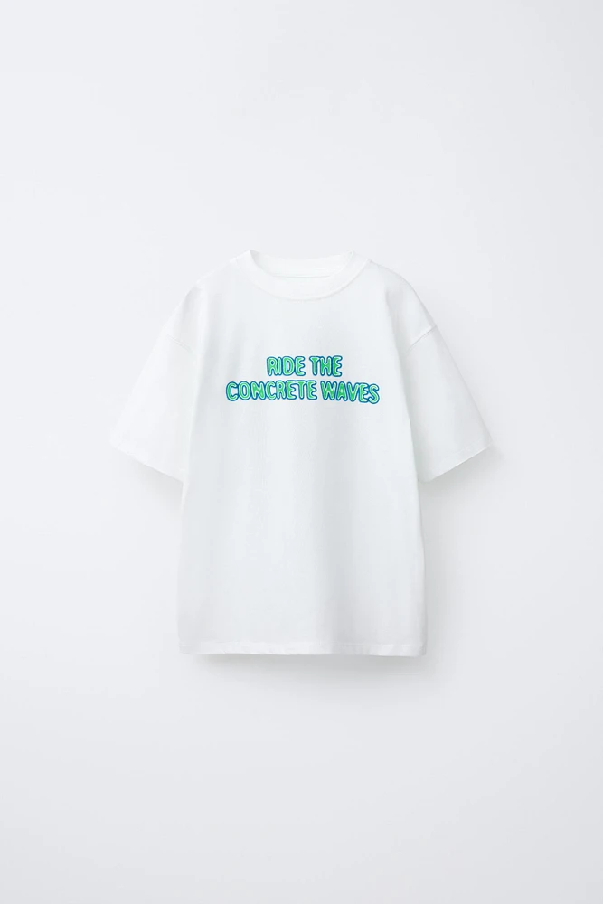 T-SHIRT SKATE NÉON