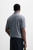 VERTICAL TEXTURED POLO