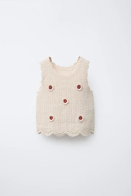 CROCHET KNIT TOP