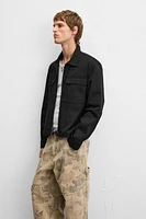 REGULAR FIT ZIPPER OVERSHIRT