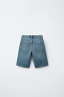 BERMUDA EN DENIM COUPE AMPLE