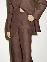 Pantalon de costume fluide en lin - Limited Edition
