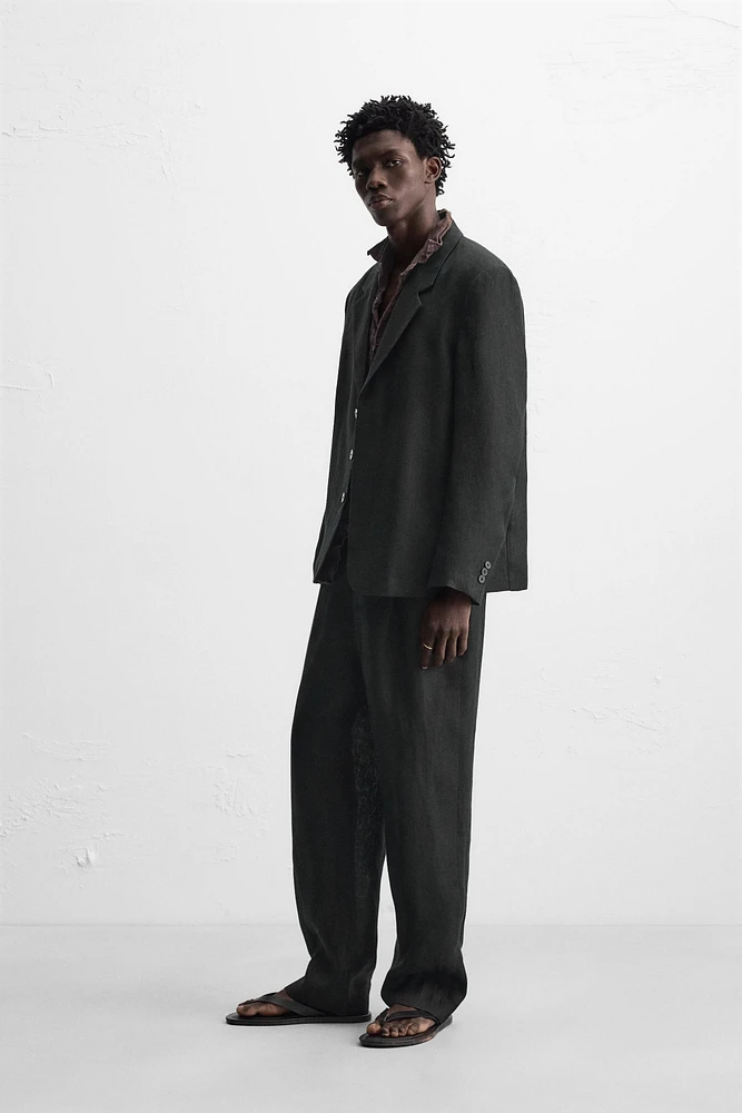 BLAZER DE COSTUME 100 % LIN