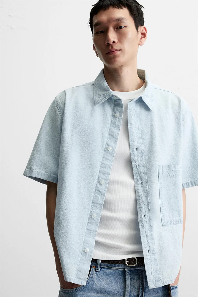 WASHED POCKET SHIRT