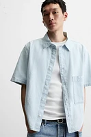WASHED POCKET SHIRT