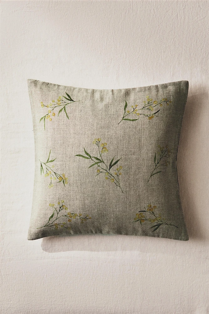 HOUSSE DE COUSSIN IMPRIMÉ MIMOSA