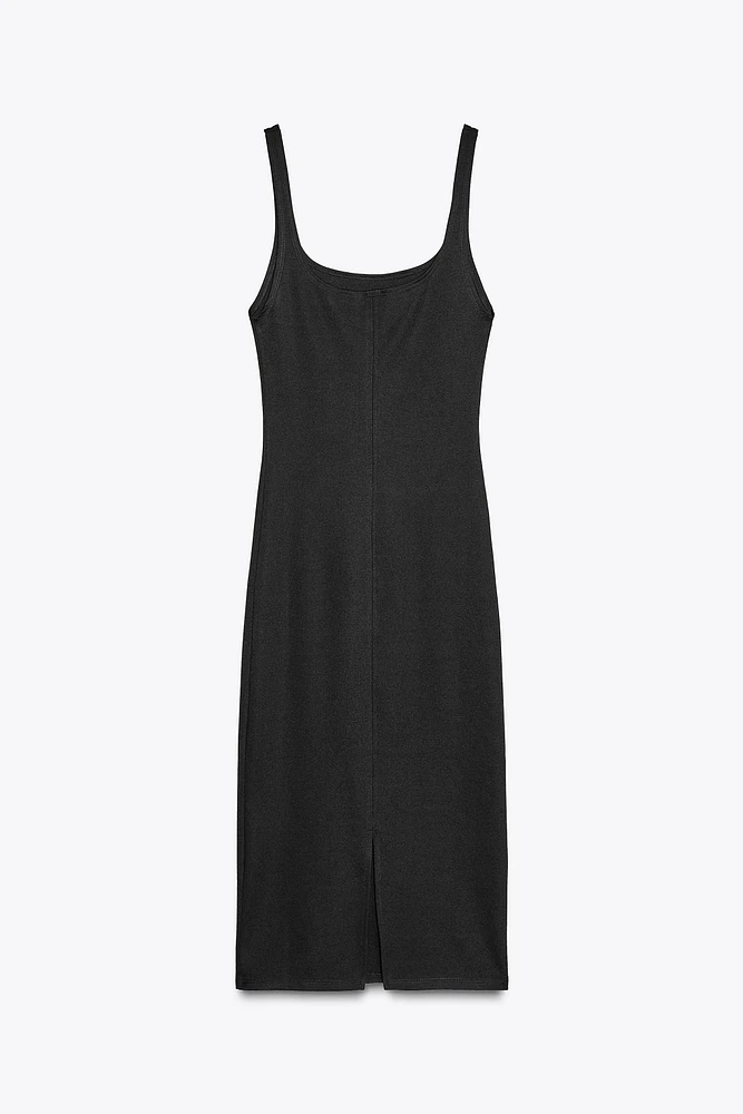 FITTED MIDI DRESS