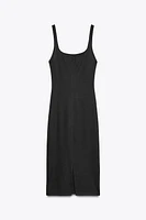 FITTED MIDI DRESS