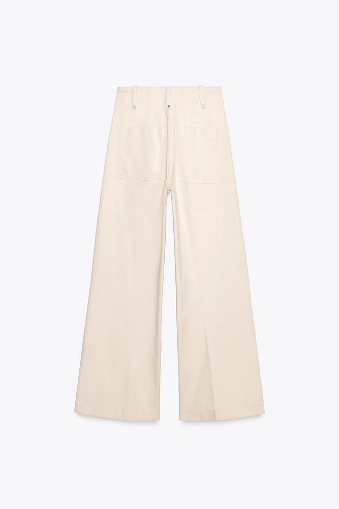 ZW COLLECTION HIGH WAIST WIDE LEG JEANS
