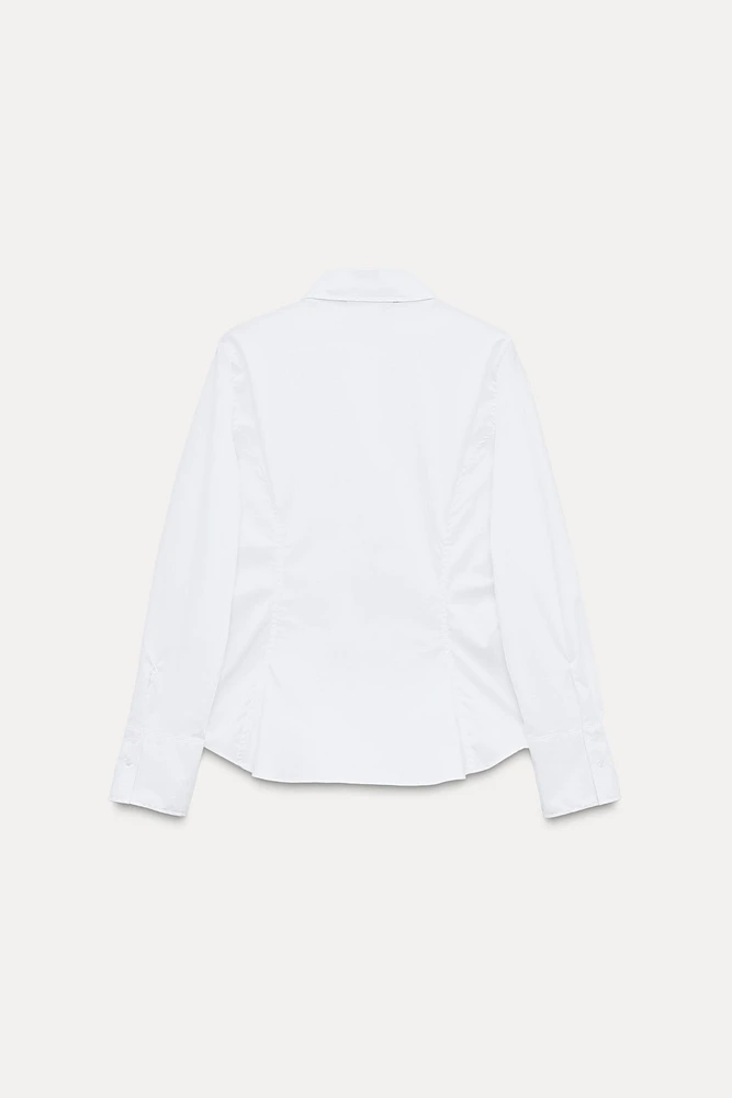 FITTED POPLIN SHIRT