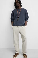 COTTON - LINEN PANTS