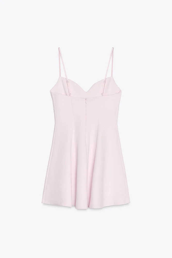 SWEETHEART NECKLINE MINI DRESS